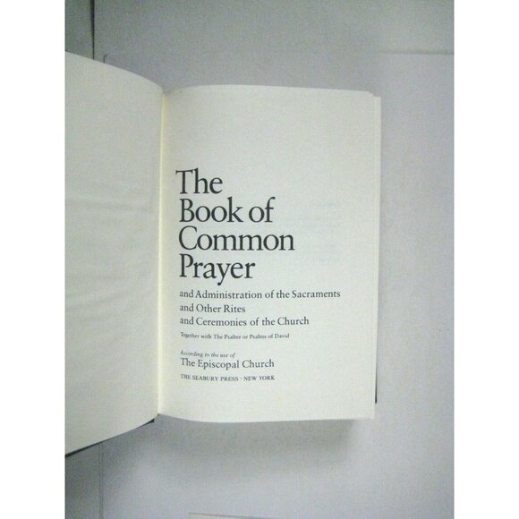 Book Common Prayer Administration Sacraments Episcopal 1979 Seabury Hardcover - Picture 3 of 7